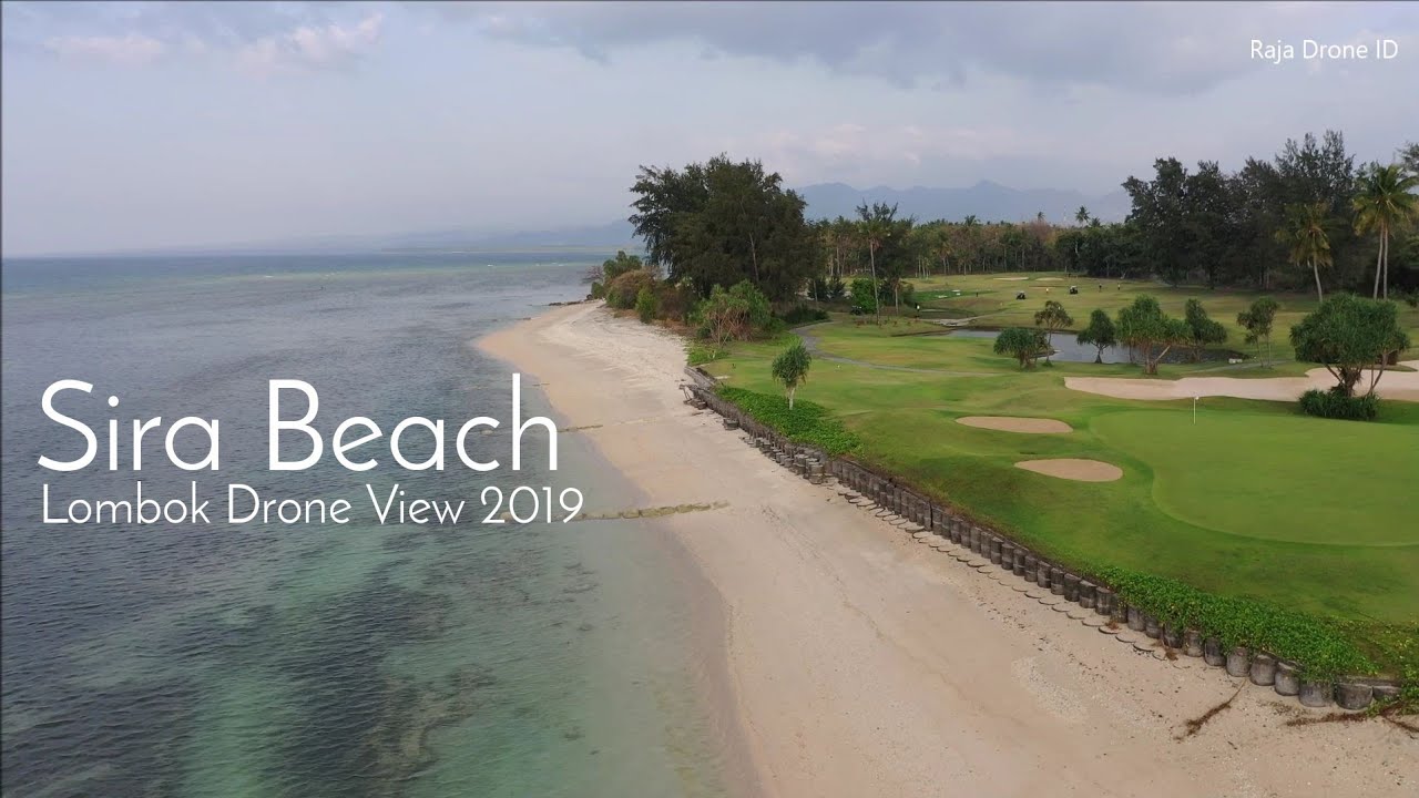 Sira Beach Lombok, Indonesia Drone View 2019
