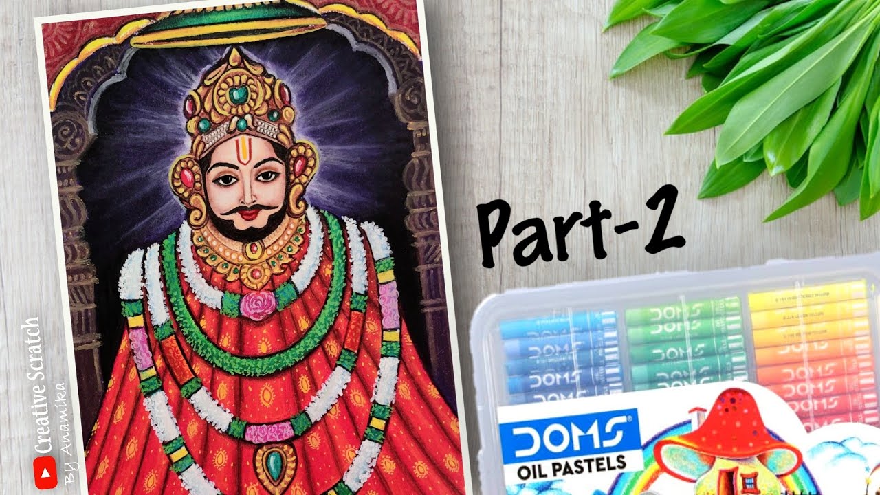 Khatu Shyam ji Drawing Easy || Khatu Shyam Baba Drawing || Jai Shree Shyam Baba Drawing #khatushyam