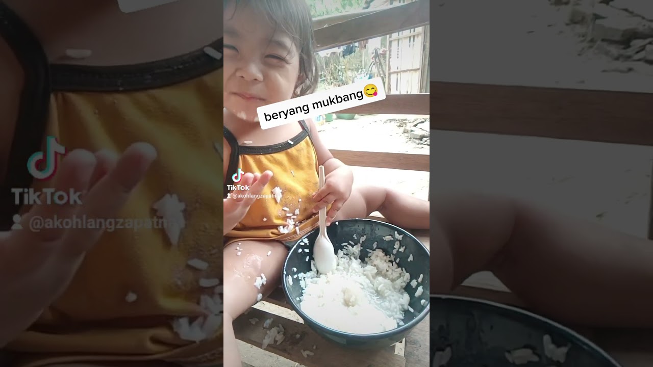 beryang mukhbang rice /sinigang