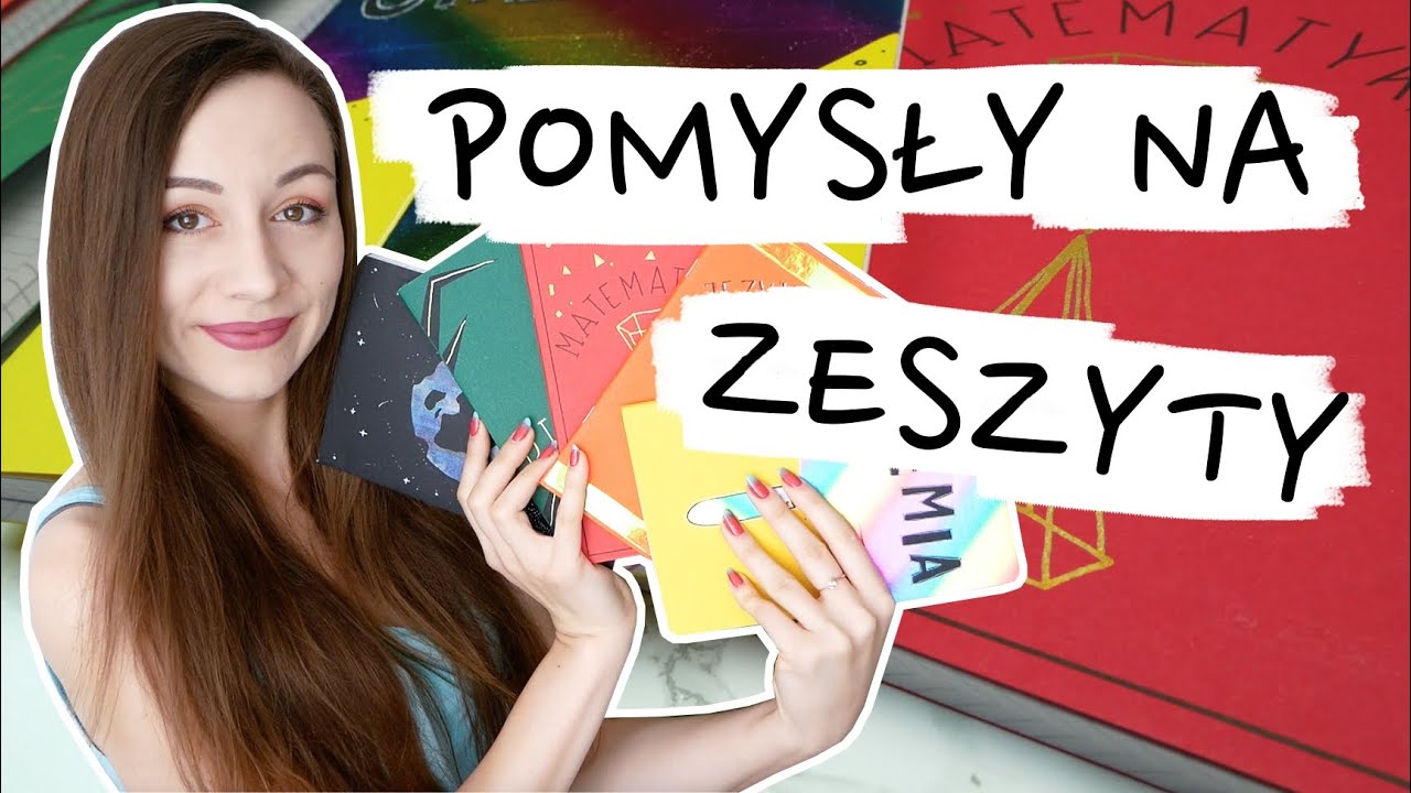 BACK TO SCHOOL Zeszyty DIY okładki i pierwsze strony 2019