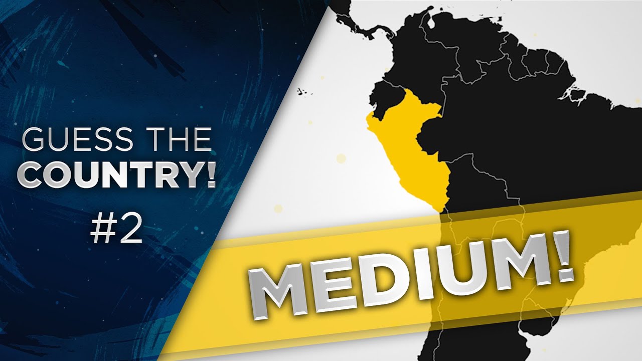 Guess the Country from a Map #2 - Medium!