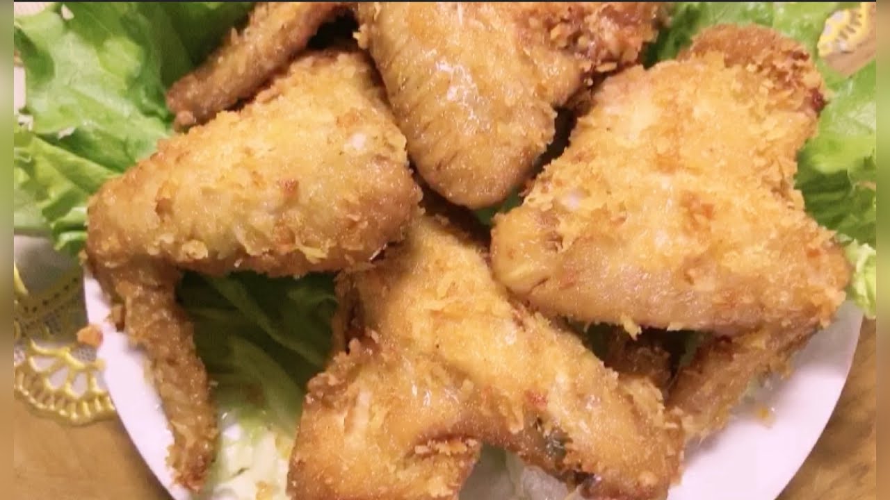 Cánh gà chiên xù , món ngon dễ làm.