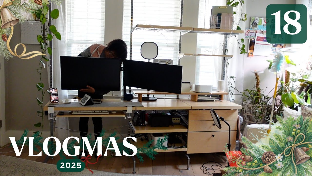 Finally Tearing My Office Desk Apart | Vlogmas Ep 18