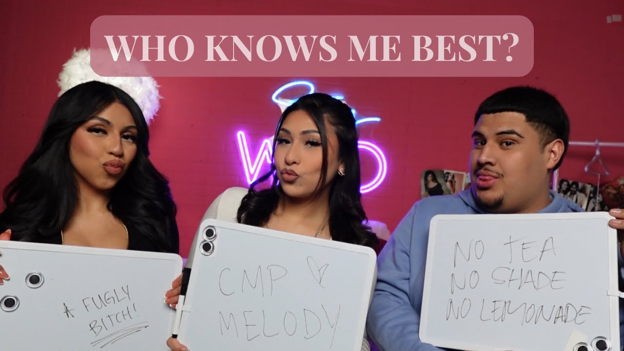 WHO KNOWS ME BEST?