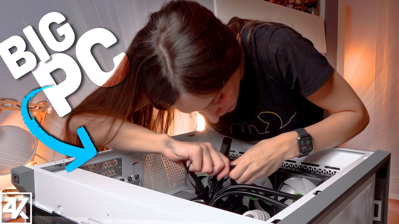 LA MIA RAGAZZA MONTA IL SUO PRIMO PC GROSSO