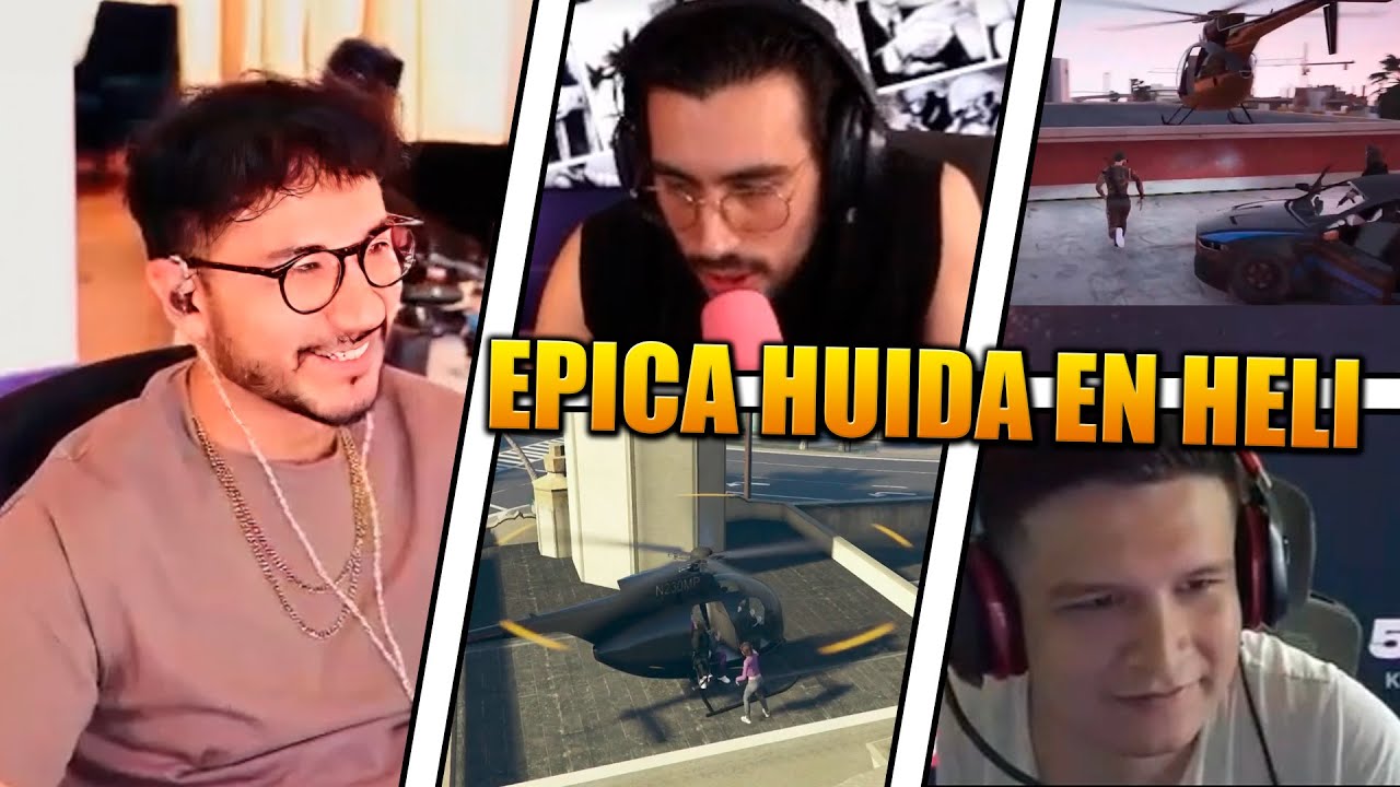 Zein CONSIGUE un HELICOPTERO y SALVA EPICAMENTE a TODO su EQUIPO de la POLICIA 🚬