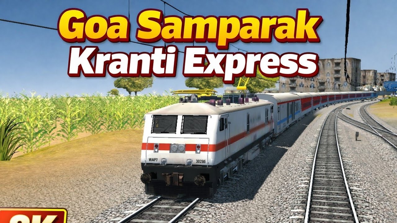 12450 Goa Samparak kranthi Express | New Delhi To Ratlam Train Journey | Indian Train Simulator