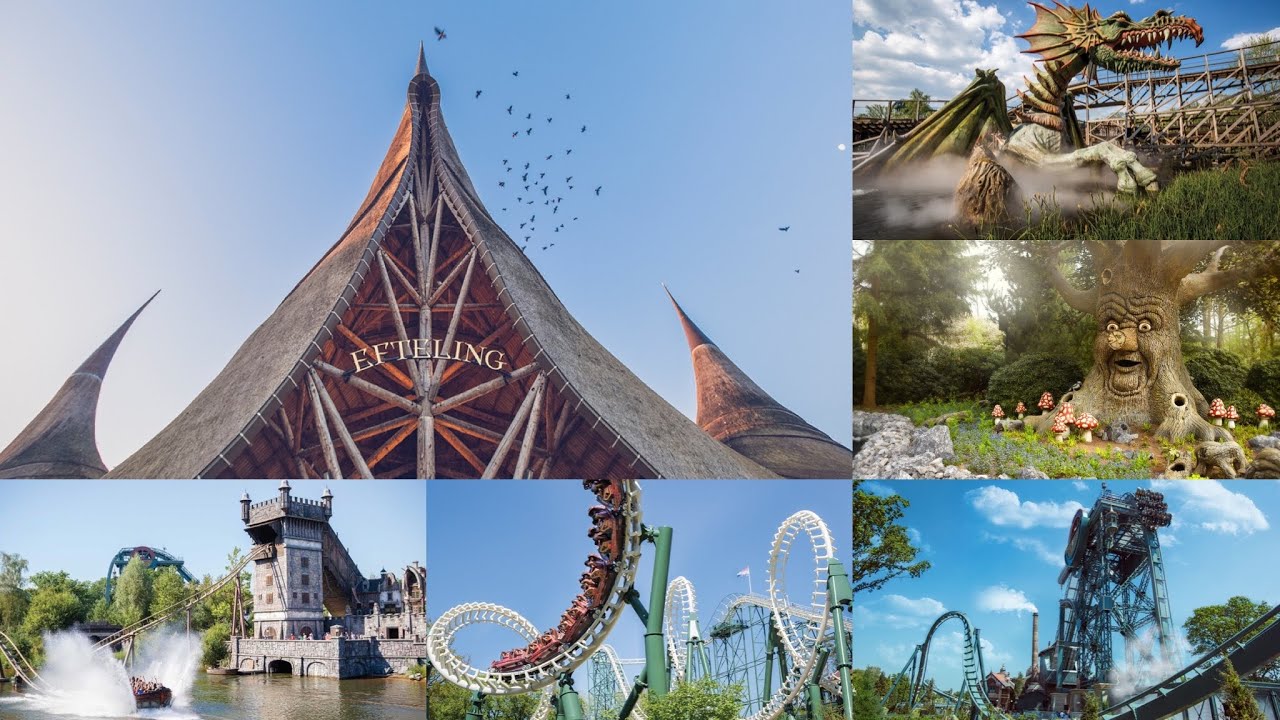 Efteling - Python full ride - symbolica - Fata Morgana- droomvlucht (dream flight)-carnaval festival