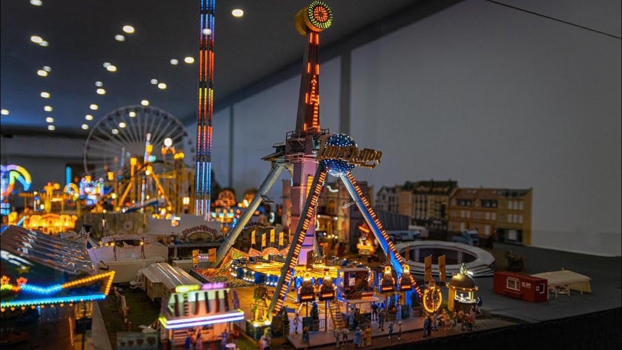 Kleiner Rundgang durch die Modellkirmes Ausstellung zum Hochheimer Markt 2023