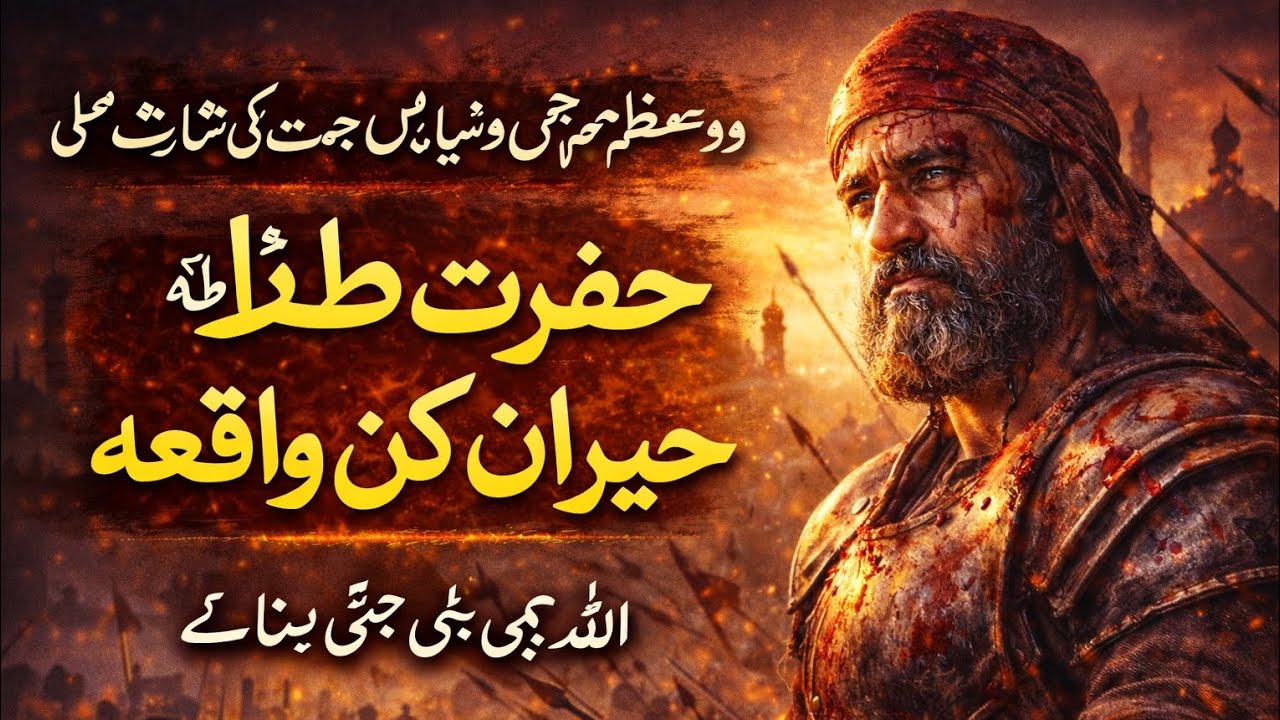 70 زخم کھا کر بھی ڈھال بن گئے | حضرت طلحہؓ کا ایمان افروز واقعہ |Islamic History 