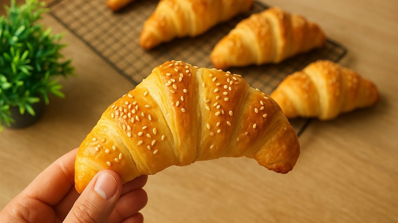 كرواسون اكتر من رائع بطريقتين 🥐 اختاري اللي تناسبك 💯 #ترند #اكسبلور #وصفات #مخبوزات 