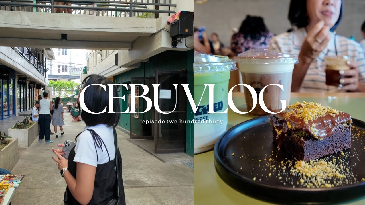 Cebu Vlog ✈️🇵🇭 A week in Cebu + new cafes in town! Ep. 230