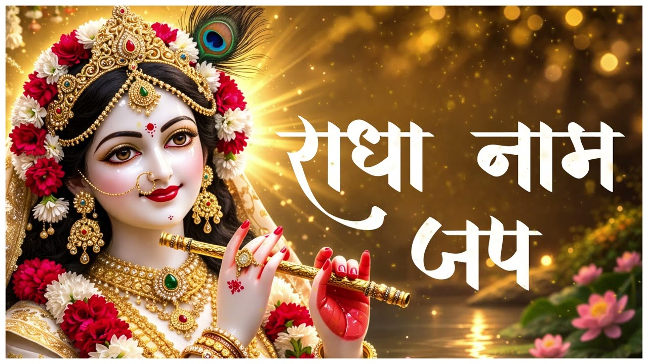 Radha Naam Jap | मन को शांति देने वाला भक्ति जाप | Radha Naam Dhara