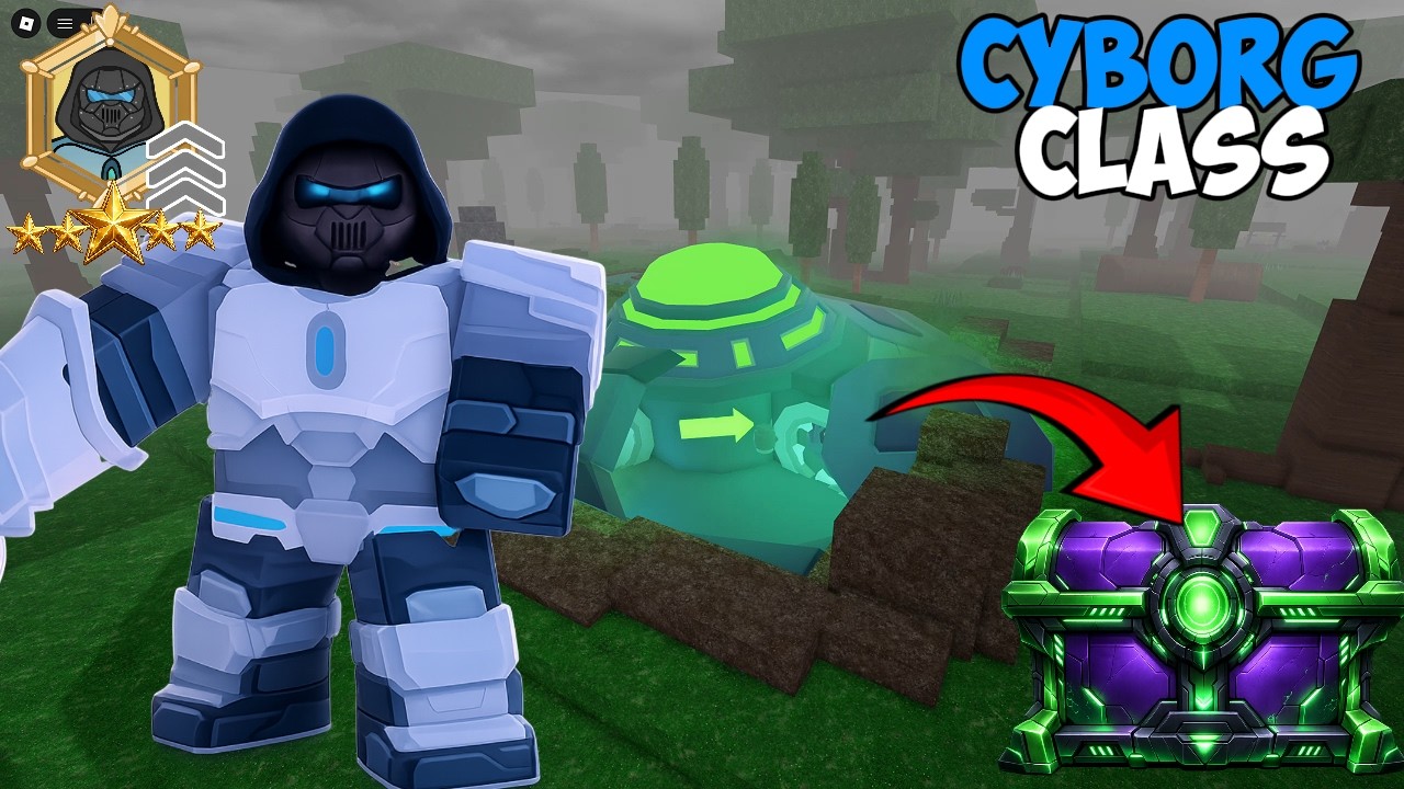 How to Complete Alien Invasion With Cyborg Class in 99 Nights in the Forest  | Roblox