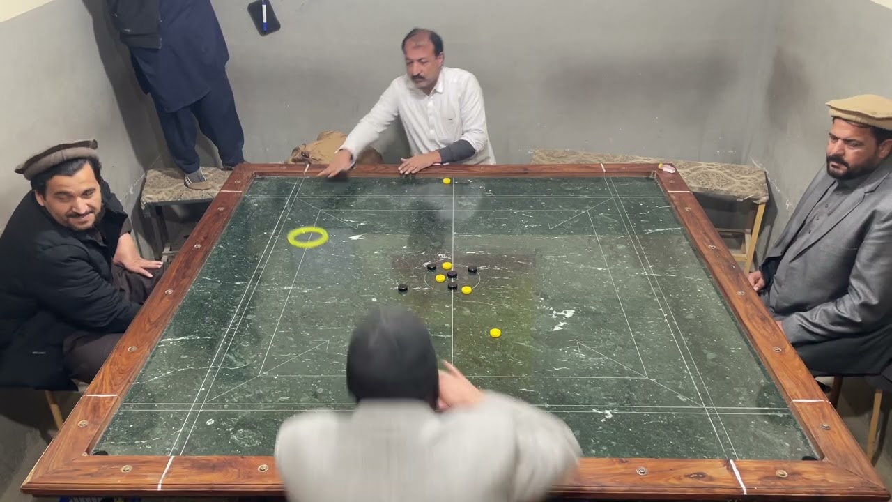 Double Carrom Challenge Match🔥Qaim Khan VS Gulab Jan | Full Epic Battle😱#trending #viral #carromboar