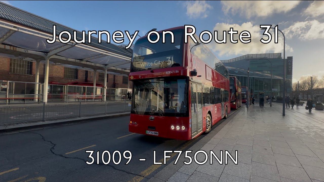 *Brand New* - Journey on Route 31 - BYD BD11 Electric - First Bus 31009 (LF75ONN)