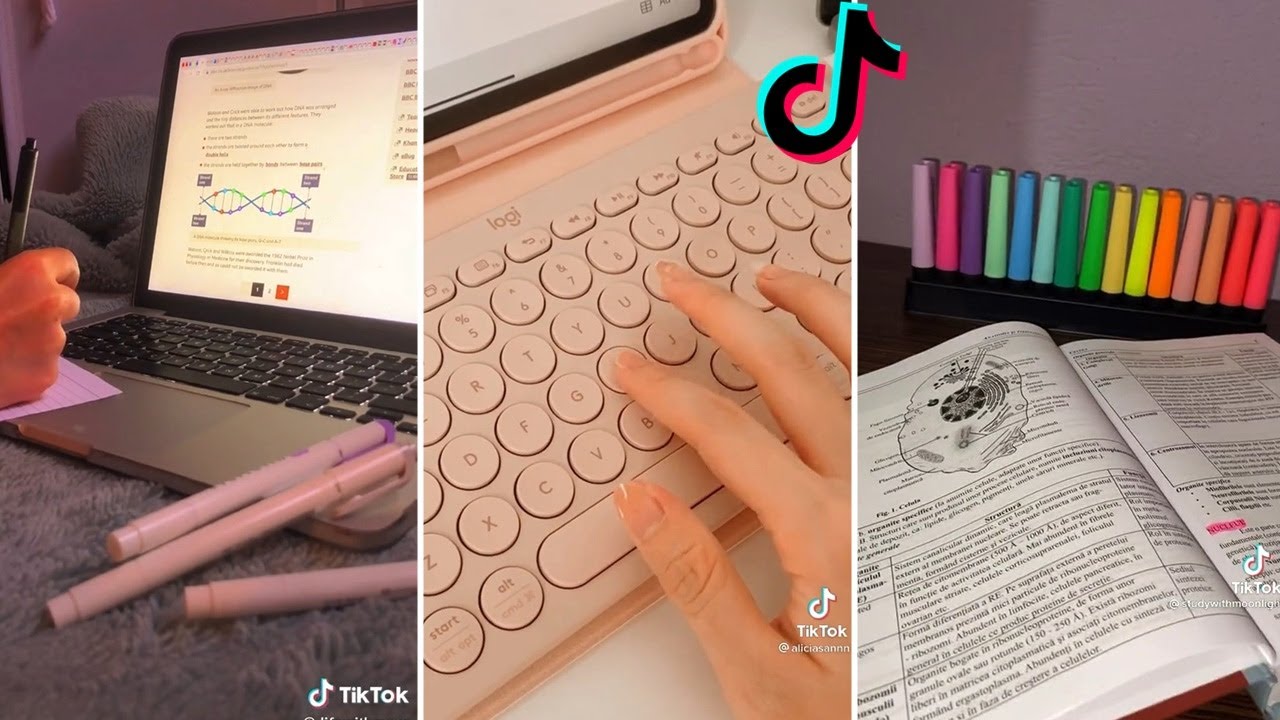 STUDY WITH ME #09📚 TIKTOK COMPILATION | Aesthetic Kawaii
