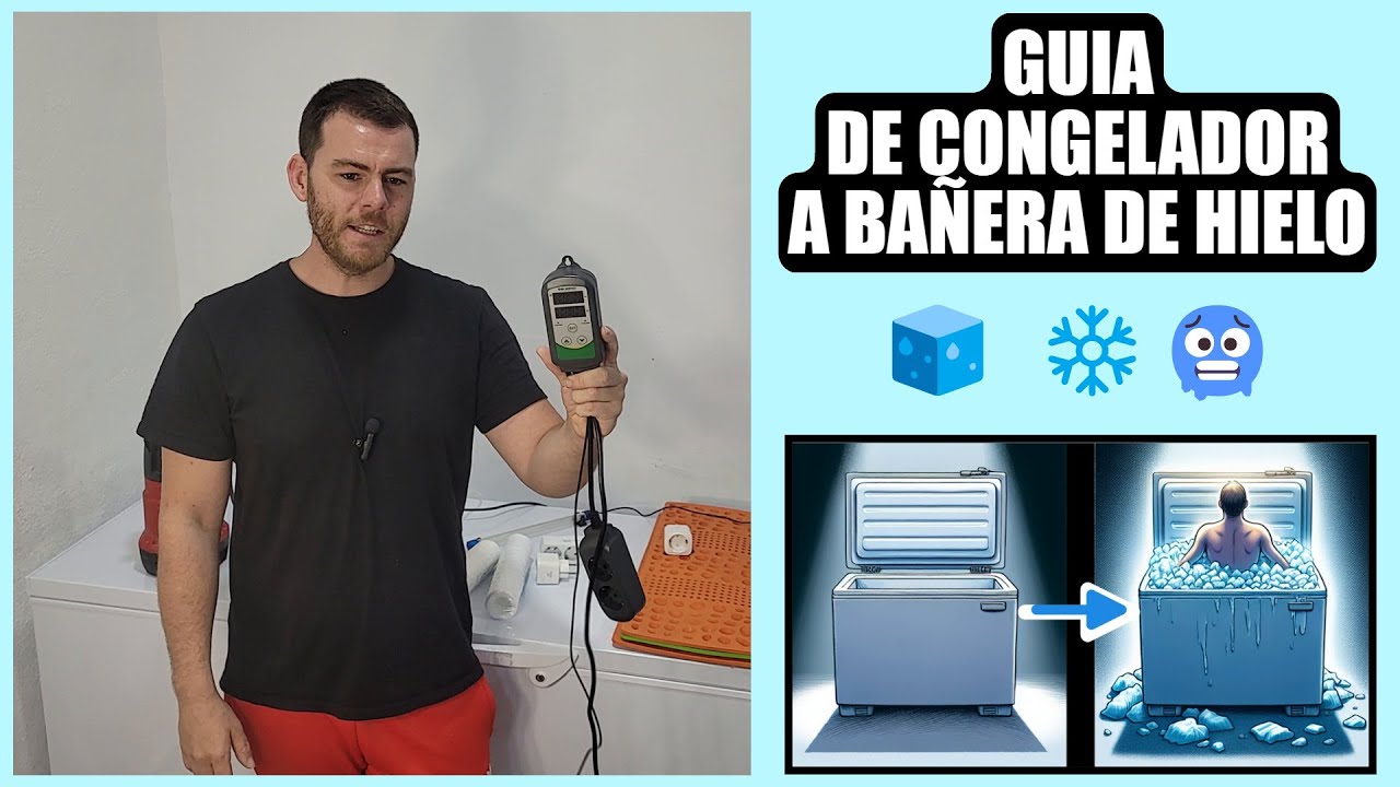 Cómo convertir un congelador en bañera de hielo para baños fríos