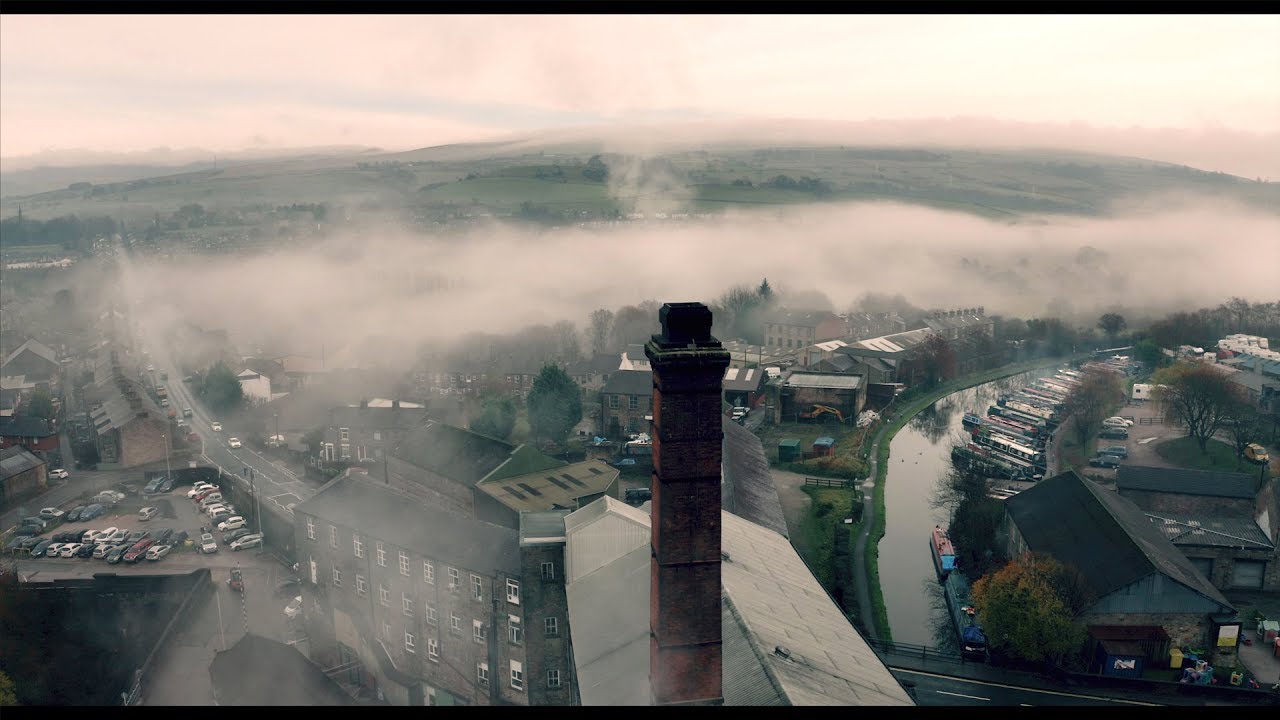 New Mills Derbyshire DJI Mavic 2 Pro FOG including Hyperlapse / the Mavic 2 Pro Is AWeSOME
