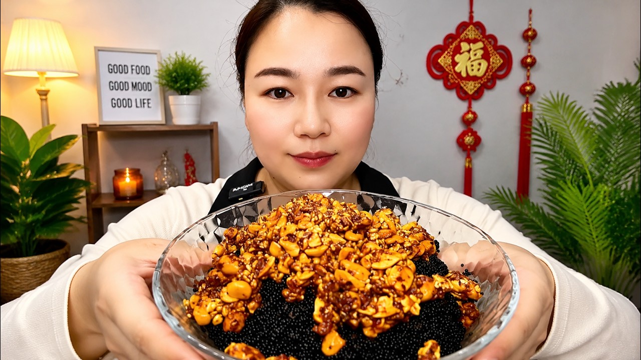 Black Fish Roe Bowl With Crispy Seafood And Savory Crunch