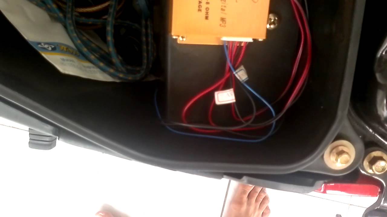 Funções do Som Mp3 + Alarme para Moto