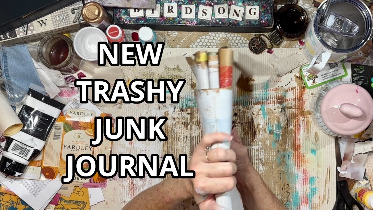 LET'S START A NEW TRASHY JUNKY JOURNAL!  Episode 1 (EVANGELINE)
