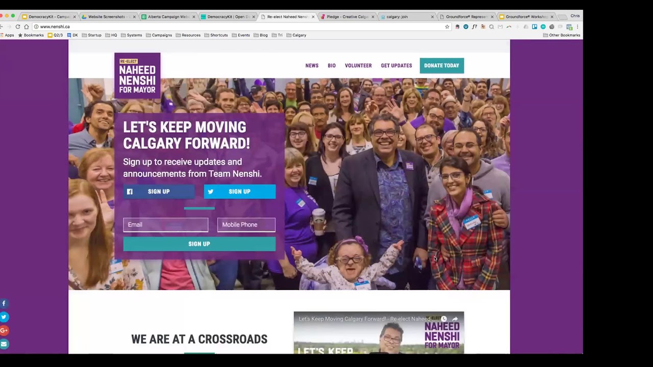 Nine Campaign Website Best Practices