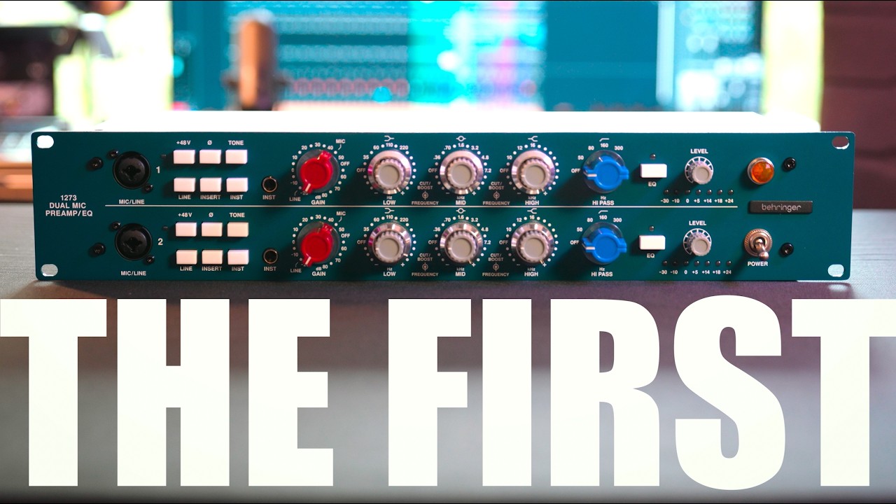 ЭТО ДОЛЖНО СТАТЬ ВАШИМ ПЕРВЫМ АНАЛОГОВЫМ СТУДИЙНЫМ ОБОРУДОВАНИЕМ! @behringer 1273 Полный обзор @s...