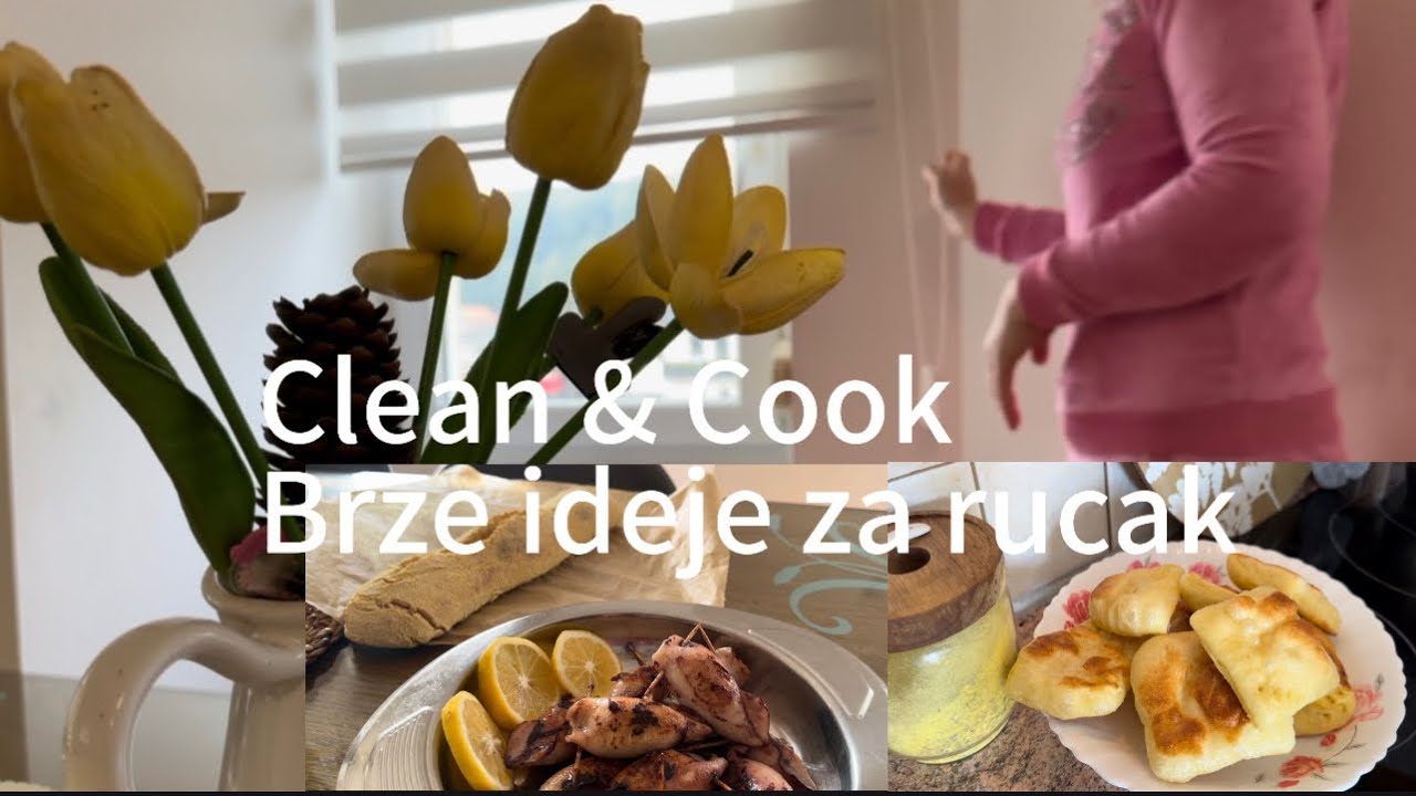 TIJESTO ZA SVE/Lignje punjene šampinjonima i rižom/Zlatni hljeb/Brzi uštipci/Jutarnja rutina