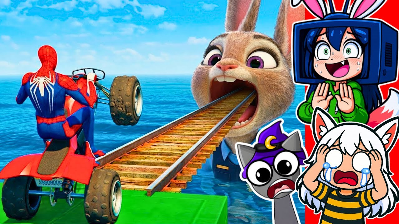 SPIDERMAN vs LAS CAIDAS MAS ALTAS DEL MUNDO 😱 | sameeKG Reacciona