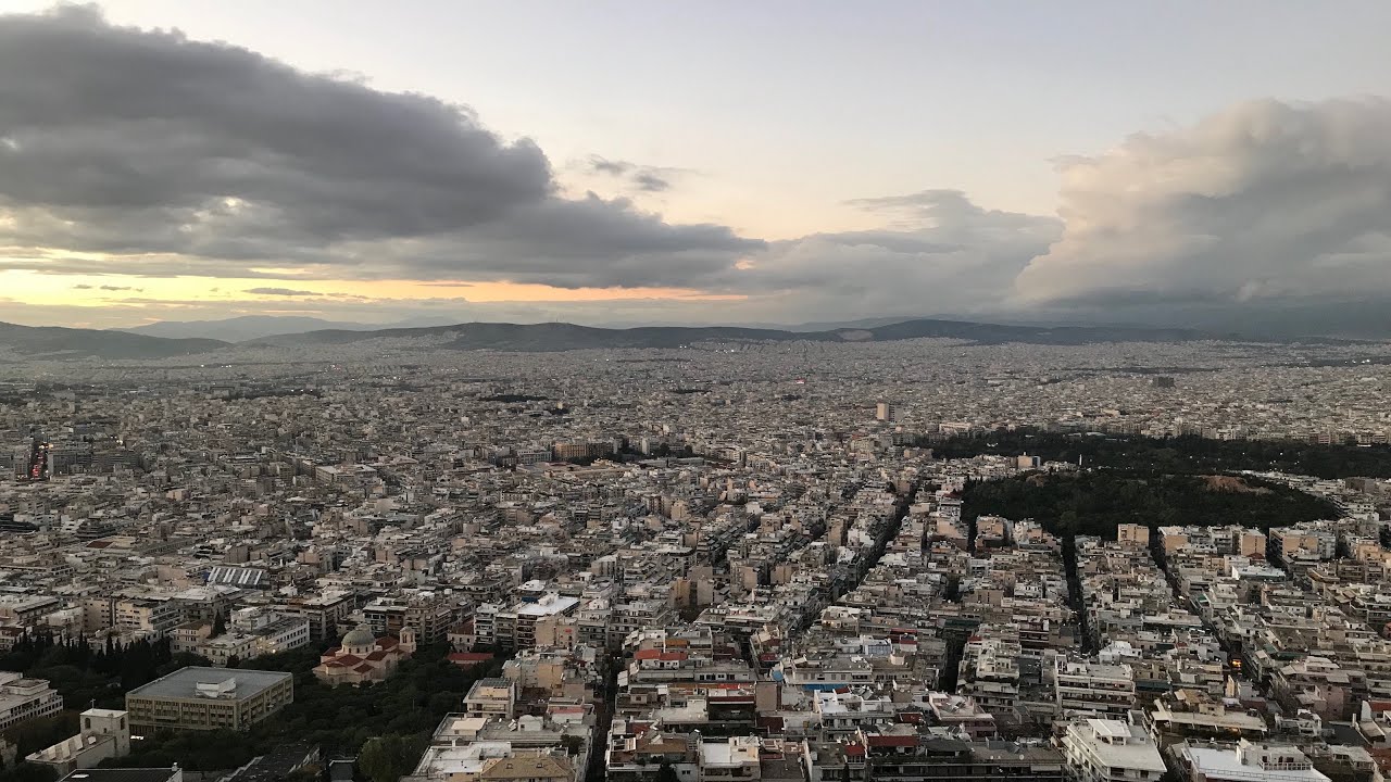 On the top of Mount Lycabettus (Athens, Greece)