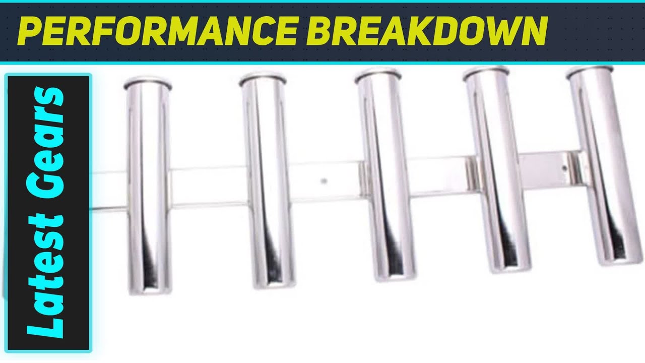 Amazing JINJIANNING Stainless Steel Rod Rack: Ultimate Marine Storage!
