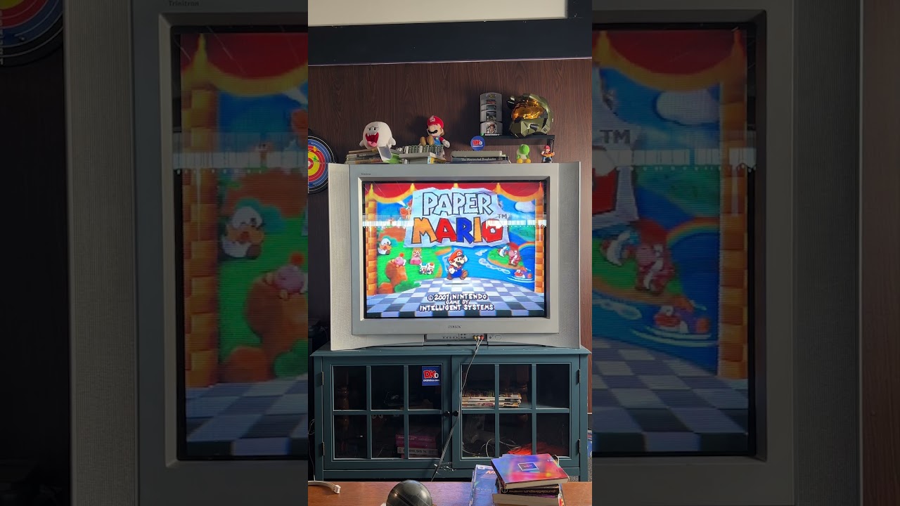 Playing Paper Mario in 2024 #papermario #n64 #shorts
