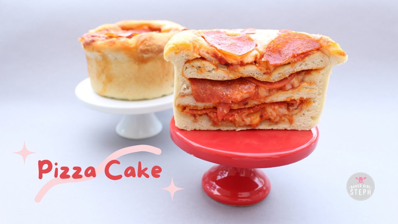 PIZZA CAKE | Pizza Recipe | How to make a pizza cake
