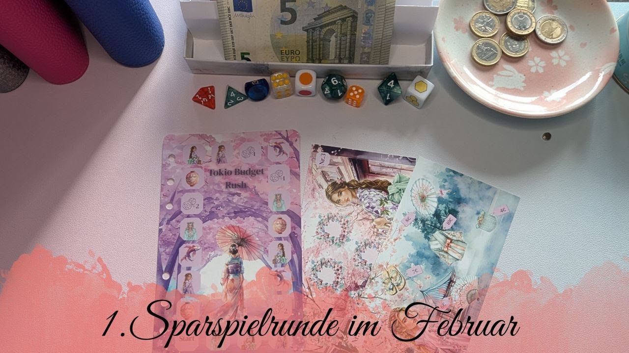🐰1.Spielerunde im Februar mit 100 Euro Budget 🐰#sparspiele #sparen