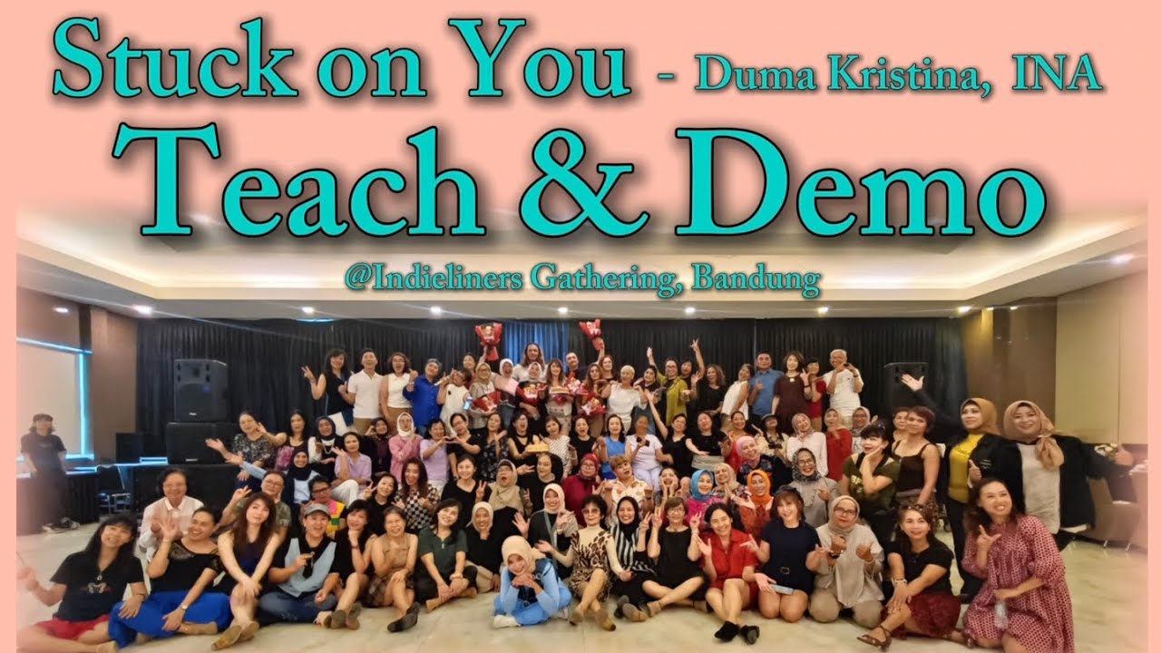 STUCK ON YOU - Line Dance ( TEACH & DEMO )