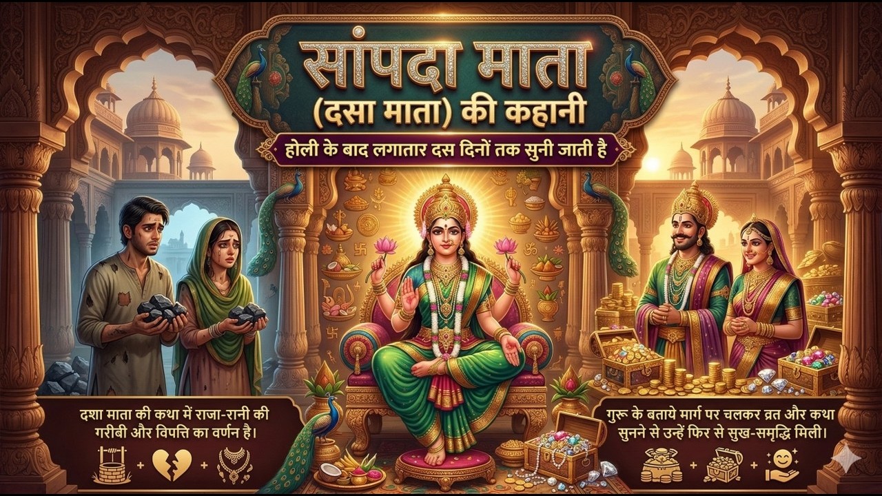 संपदा माता की कहानी ( दसा माता की कहानी - 1 ) | Sampada Mata Ki Kahani )
