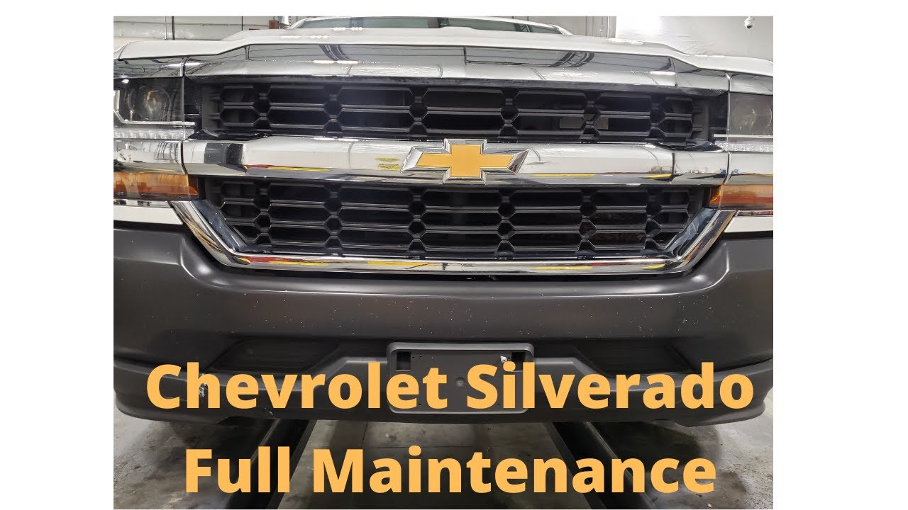 2018 CHEVROLET SILVERADO FULL MAINTENANCE