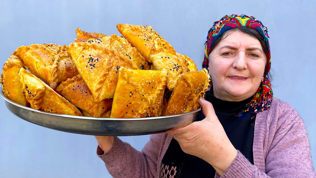 Традиционное блюдо Узбекской кухни - Самса! Раскройте секрет хрустящей домашней самсы