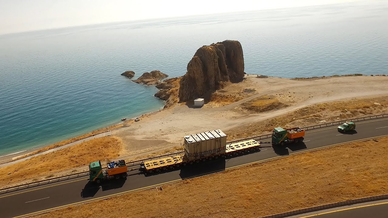 Heavy transport and installation of 220 tons transformers