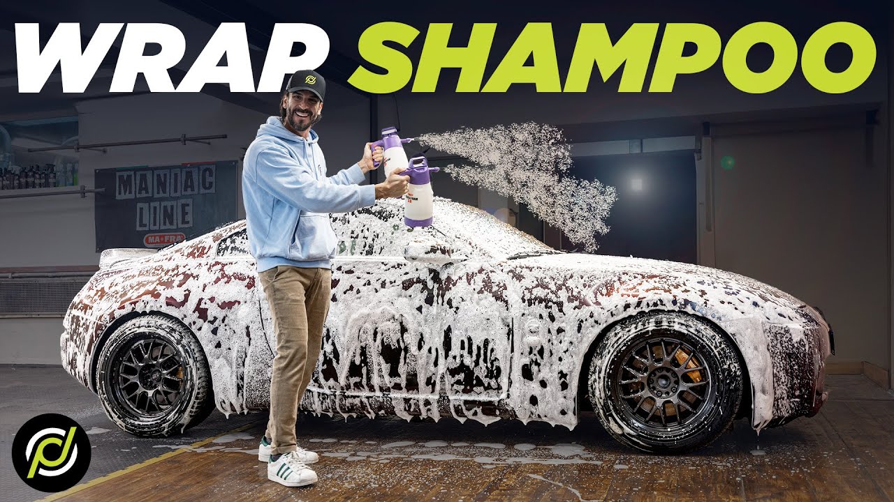 COME LAVARE AUTO WRAPPATE, NERE o con finitura PPF. BLACK & WRAP SHAMPOO il migliore che ho provato