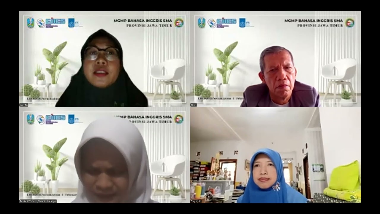 Pembekalan dan Persiapan EJIES 2026 (MGMP Bahasa Inggris SMA Provinsi Jawa Timur)