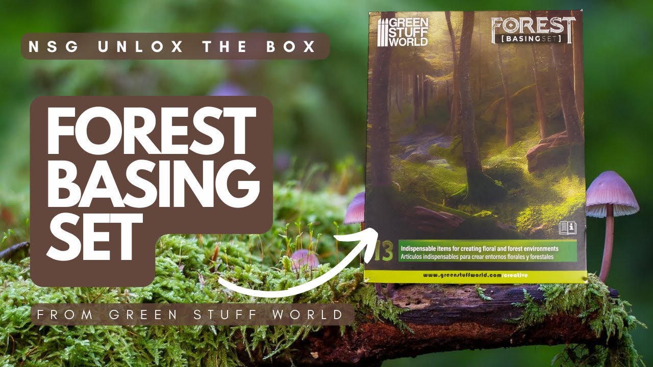 Forest Basing Set - Green Stuff World (Unboxing) | NSG Unlox The Box