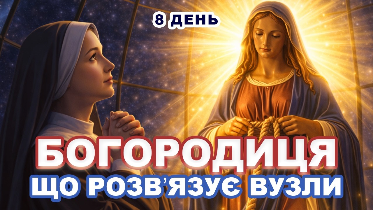 Дев’ятниця до Богородиці, що розв’язує вузли  ДЕНЬ 8 ✝️ | Радісні таїнства Вервиці 🙏