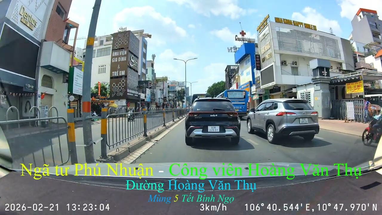 Ngã Tư Phú Nhuận đến Công Viên Hoàng Văn Thụ!