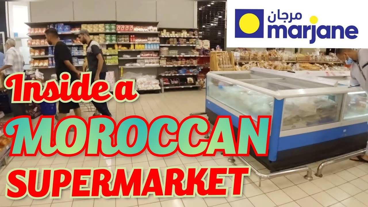 Tour Around A Moroccan Supermarket Marjane 🇲🇦
