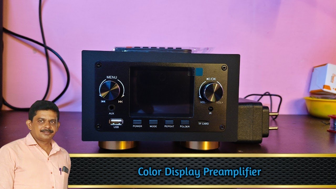 Color display preamplifier with USB and Bluetooth / Excellent audio clarity / WhatsApp - 9498844566