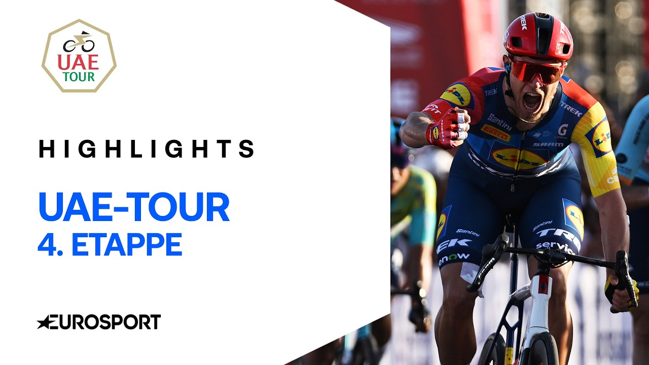 UAE-Tour I 4. Etappe I Highlights deutsch I Radsport