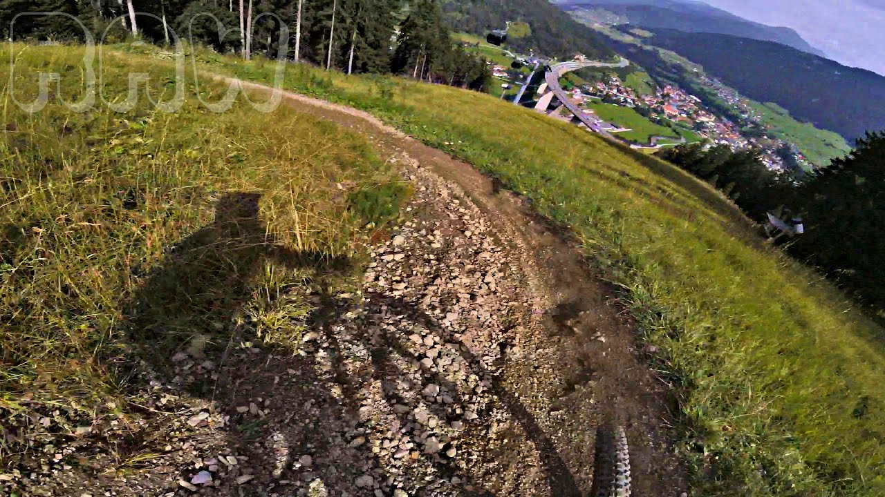 Bikepark Tirol - blue line | gopro full run RAW - Steinach am Brenner [ eng sub ]