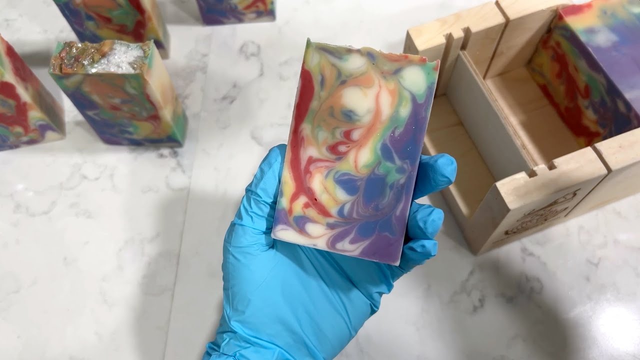 Happy Pride Month! Rainbow Soap Making Inspired by The Nexus from Star Trek: Generations